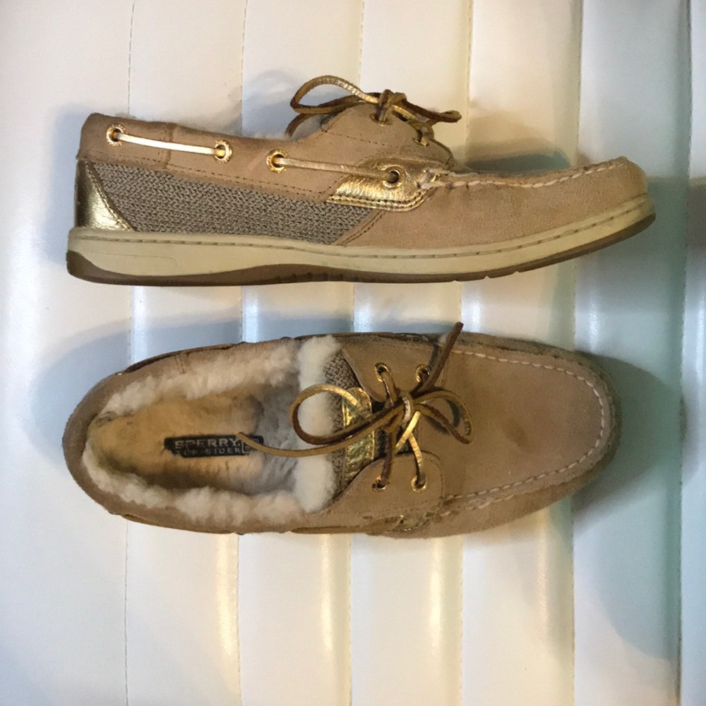 Suede Furry Sperrys
